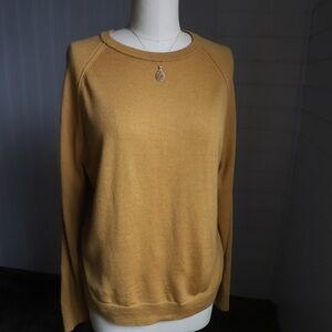 Banana Republic Golden Crew Neck Merino Wool